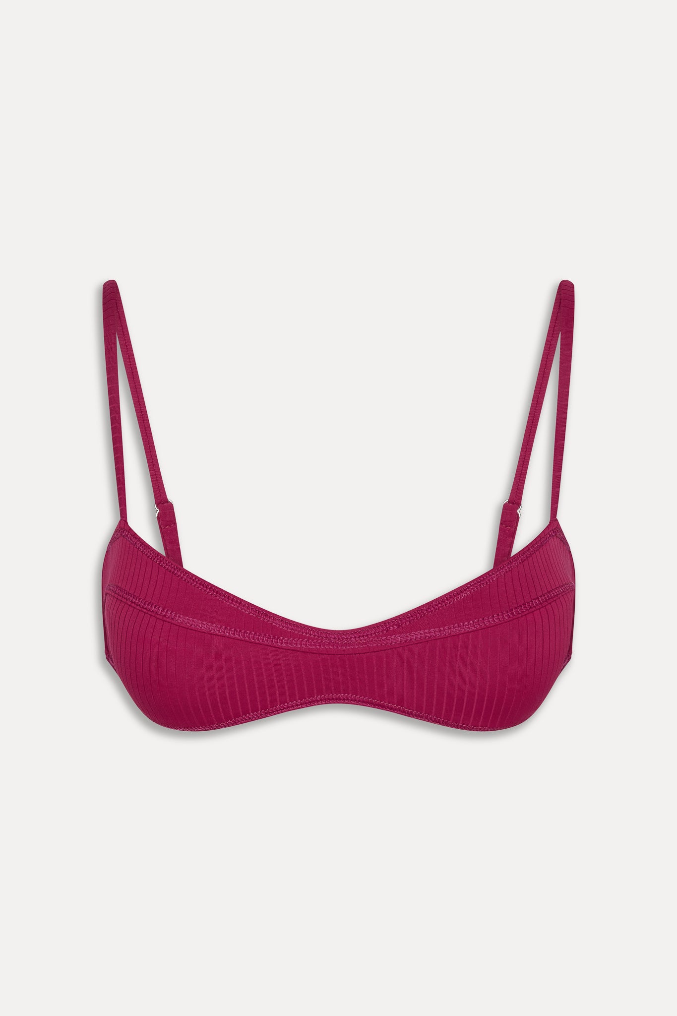 Lane Skimpy Bandeau Bikini Top - Vino - Image 3