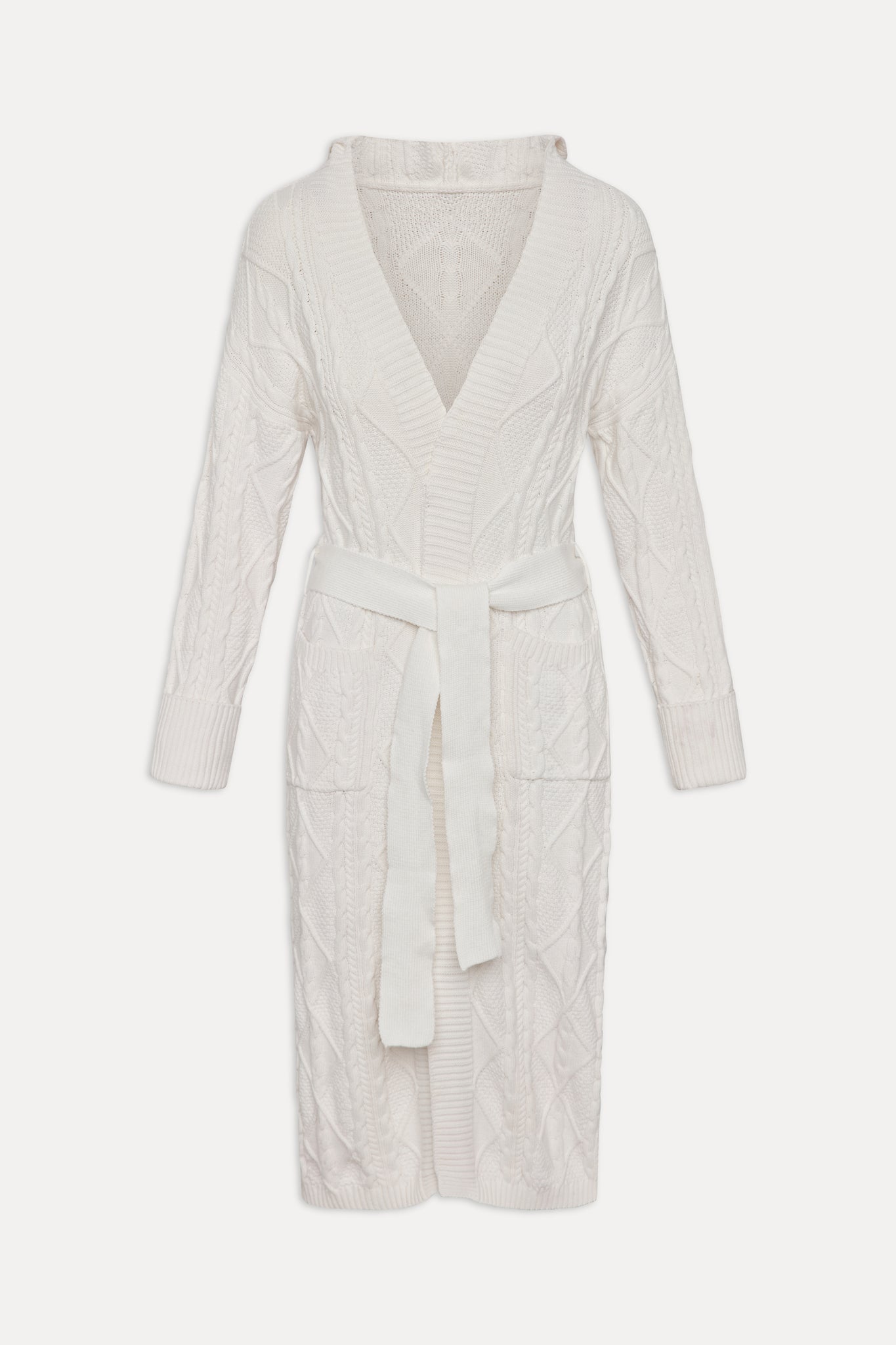 Love Story Duster Cardigan - Cloud White - Image 3
