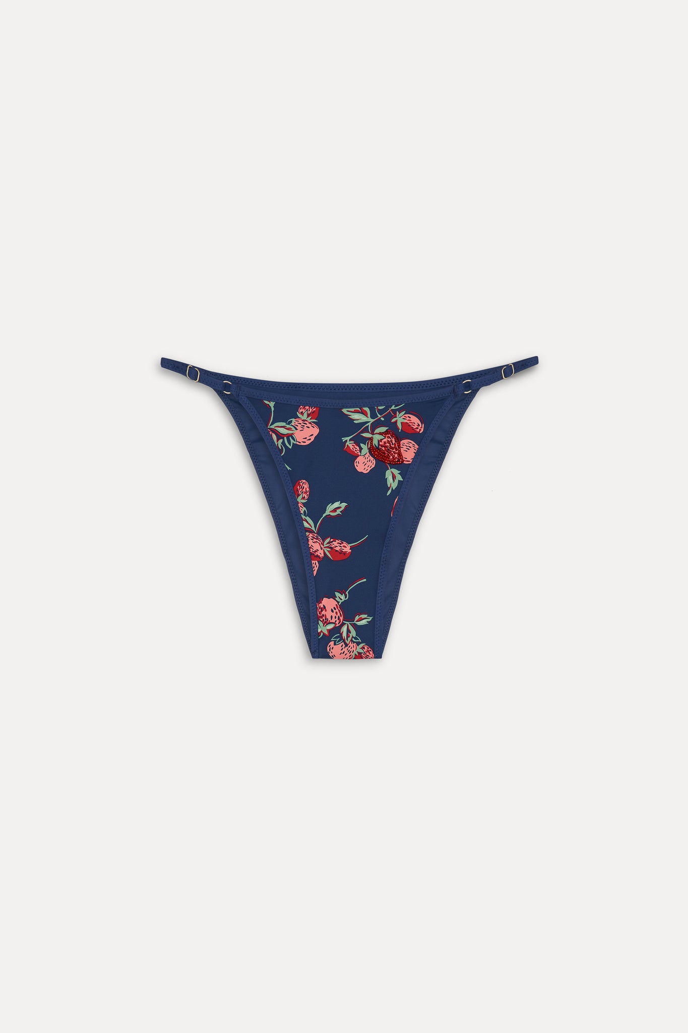 Luna Beaded Bikini Bottom - Strawberry Patch - Image 3