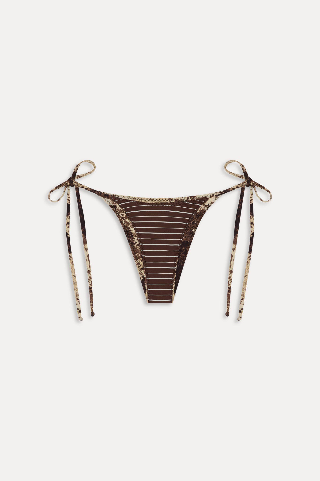 Mackenzie Reversible String Bikini Bottom - Saddle Up - Image 4