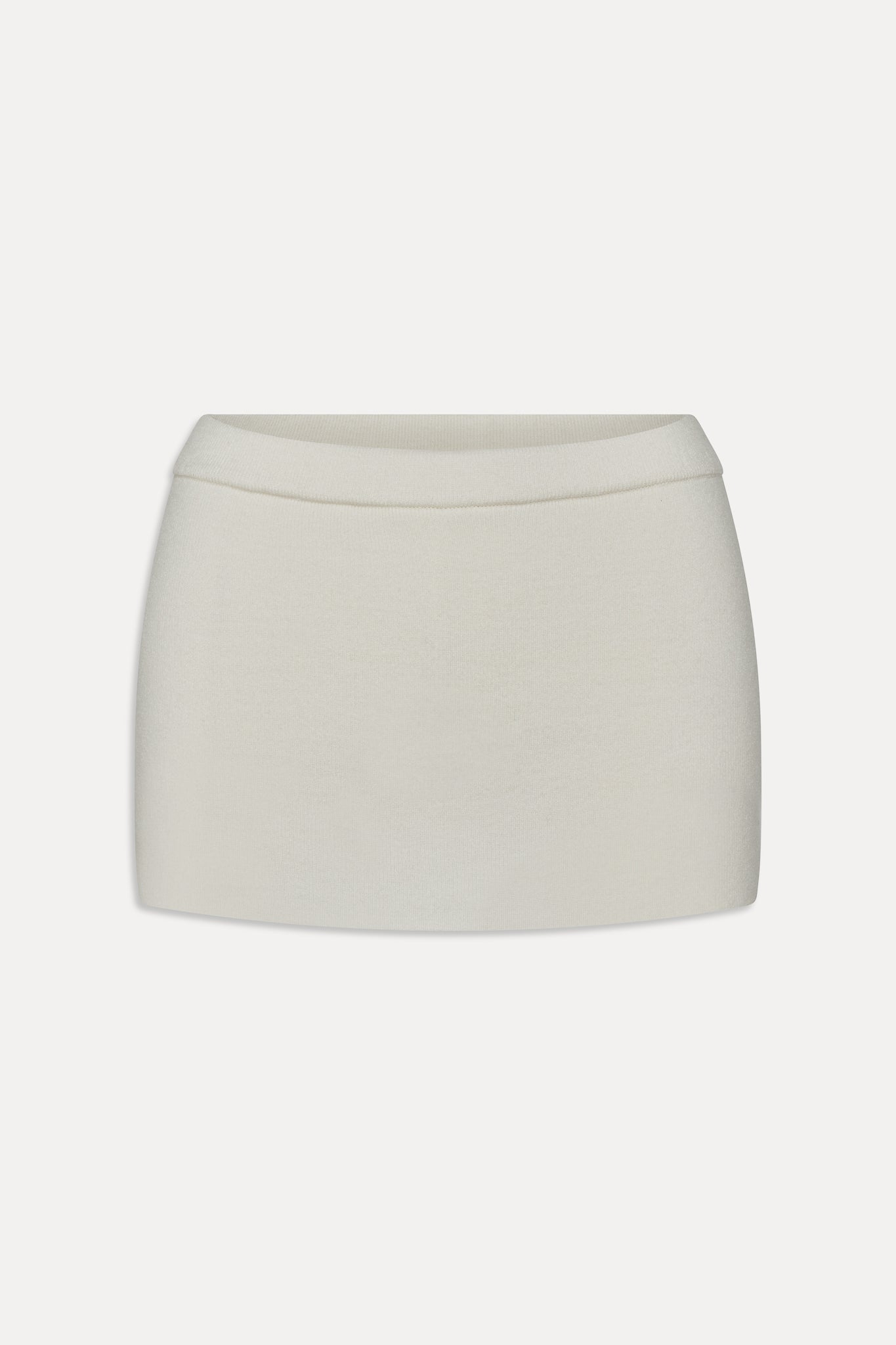 Marialla Knit Mini Skort - Soft Vanilla - Image 3