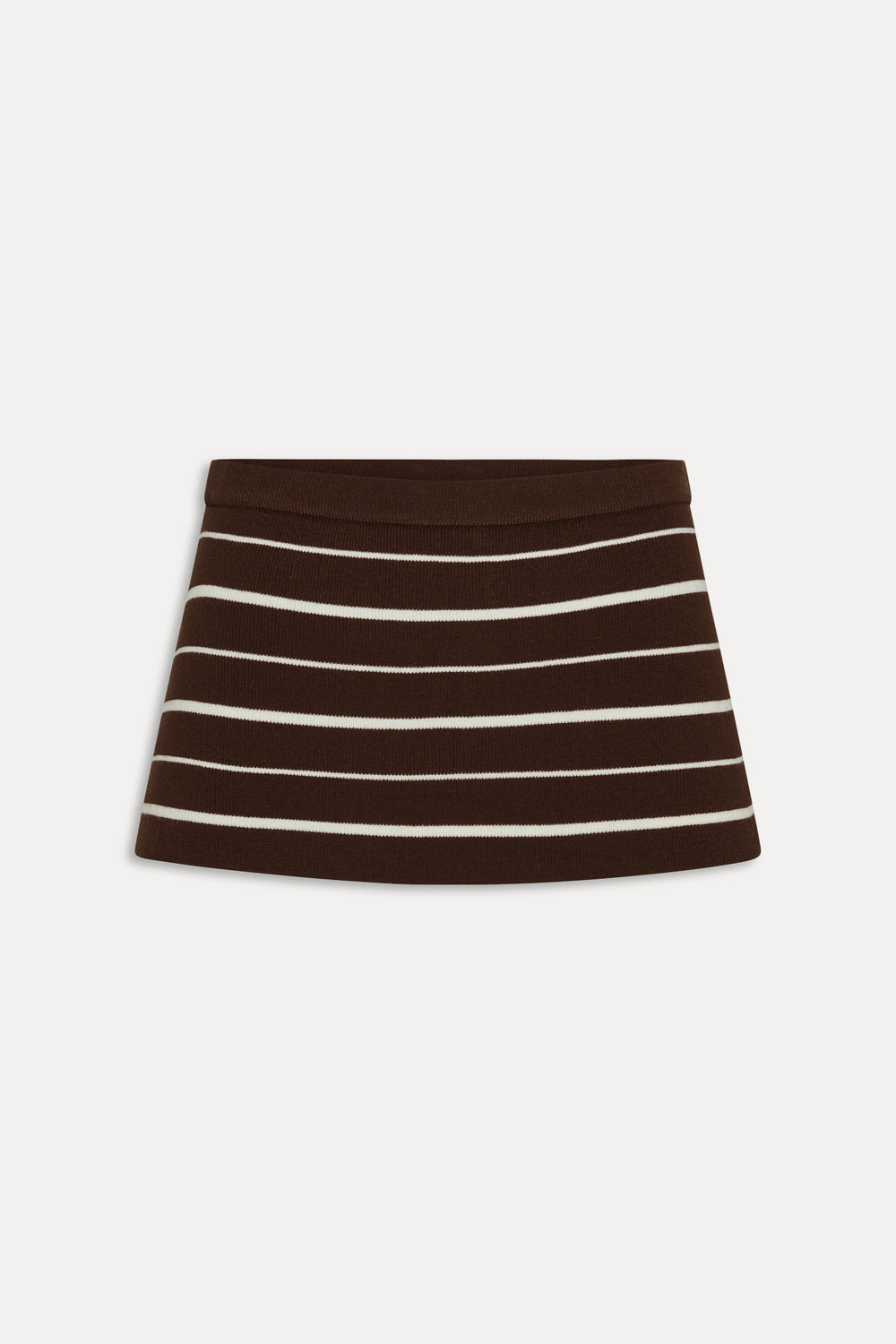 Marialla Knit Mini Skort - Amber Stripe - Image 3