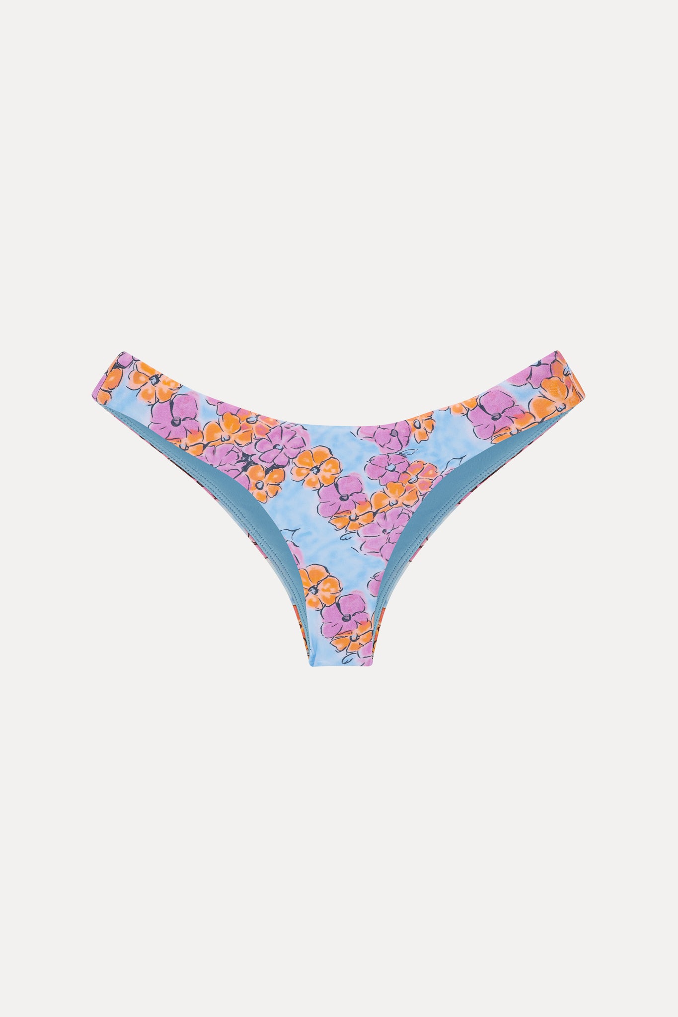 Marina Floral Cheeky Bikini Bottom - Color Me - Image 3