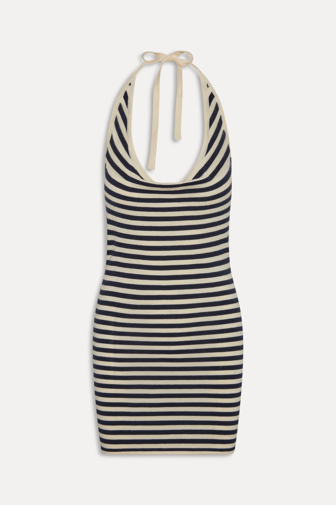 Moon Cloud Knit Mini Dress - Barefoot Stripe - Image 3
