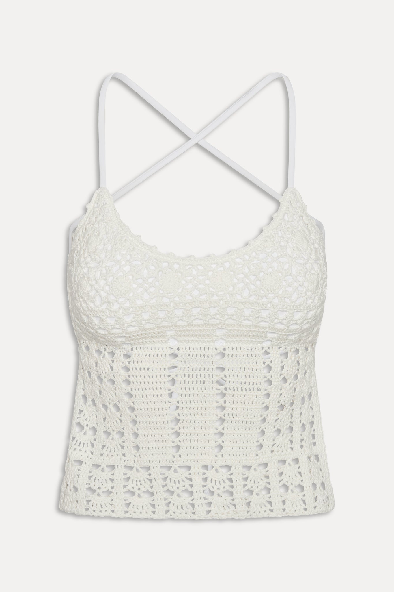 X Jennie Nari Crochet Tankini - Ivory Crochet - Image 3