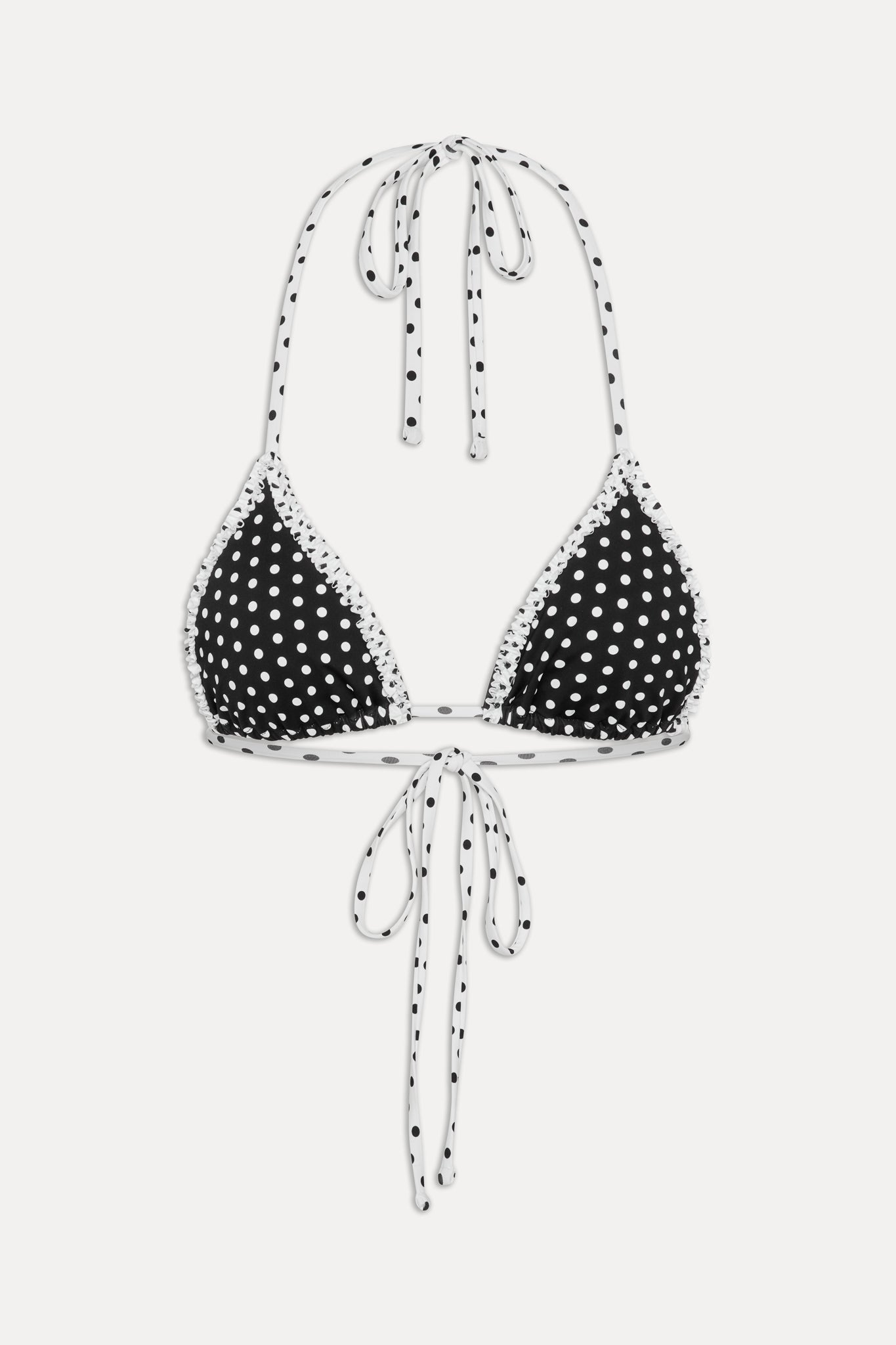 Nick Skimpy Triangle Bikini Top - Classic Polka Dot - Image 3
