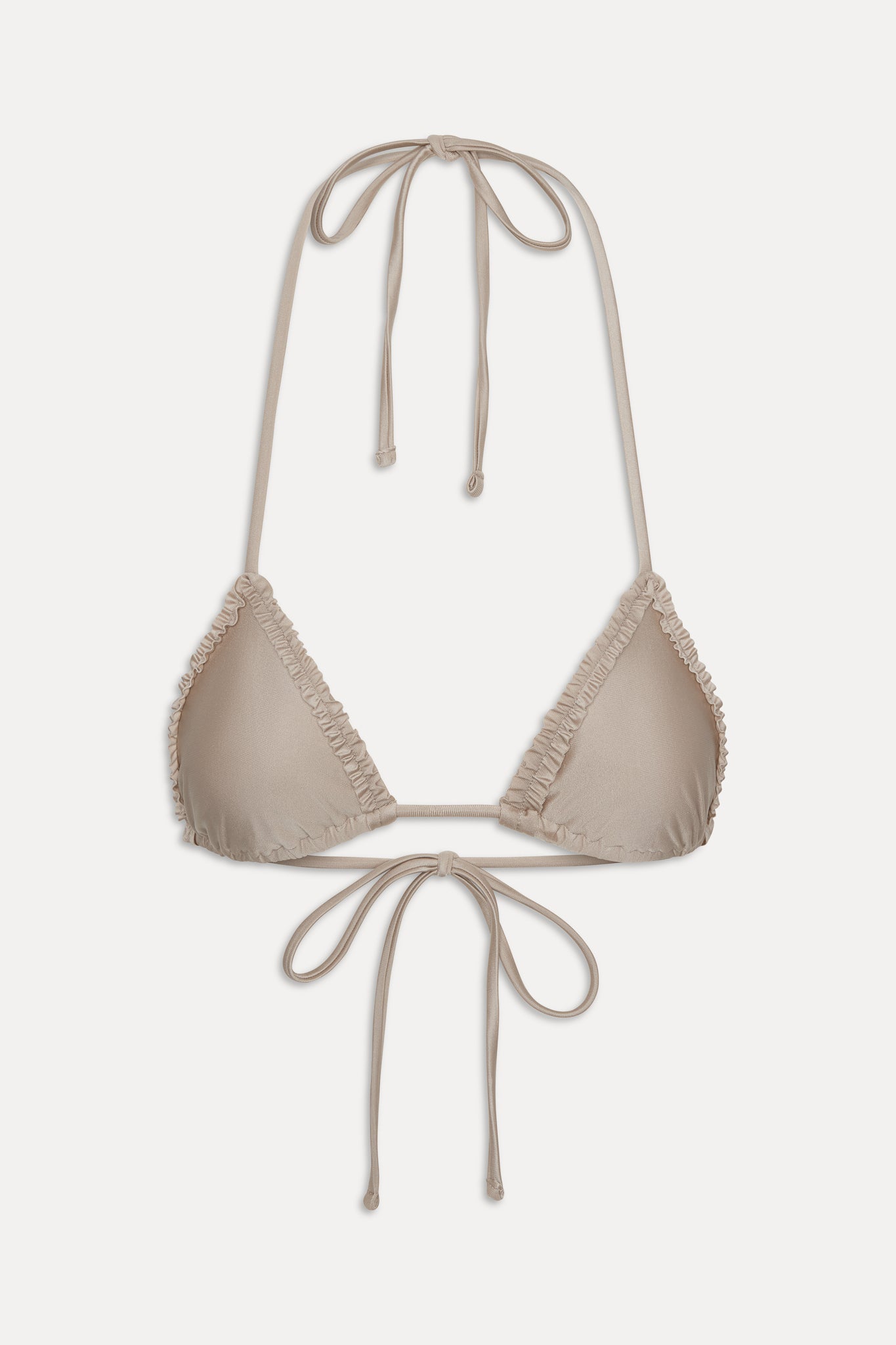 Nick Triangle Shine Bikini Top - Birthday Suit - Image 3