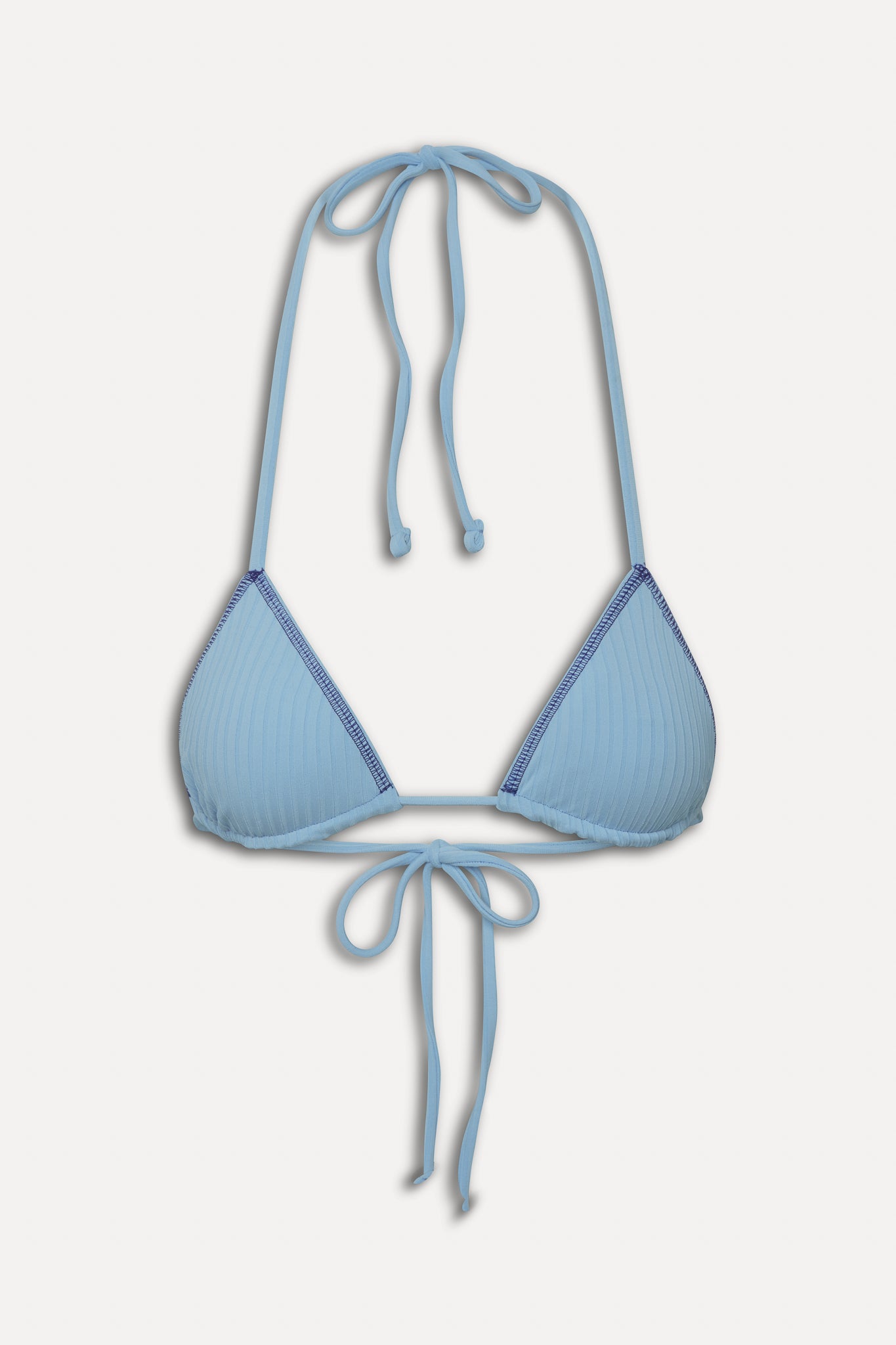 Nick Skimpy Triangle Bikini Top - Blue Vanilla - Image 3