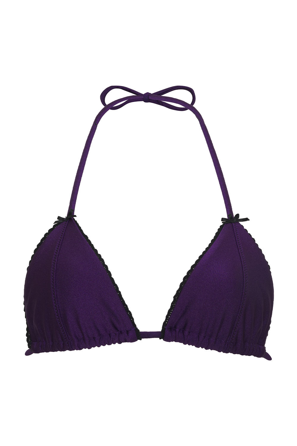 Nick Shine Triangle Bikini Top - Candied Violet - Image 5