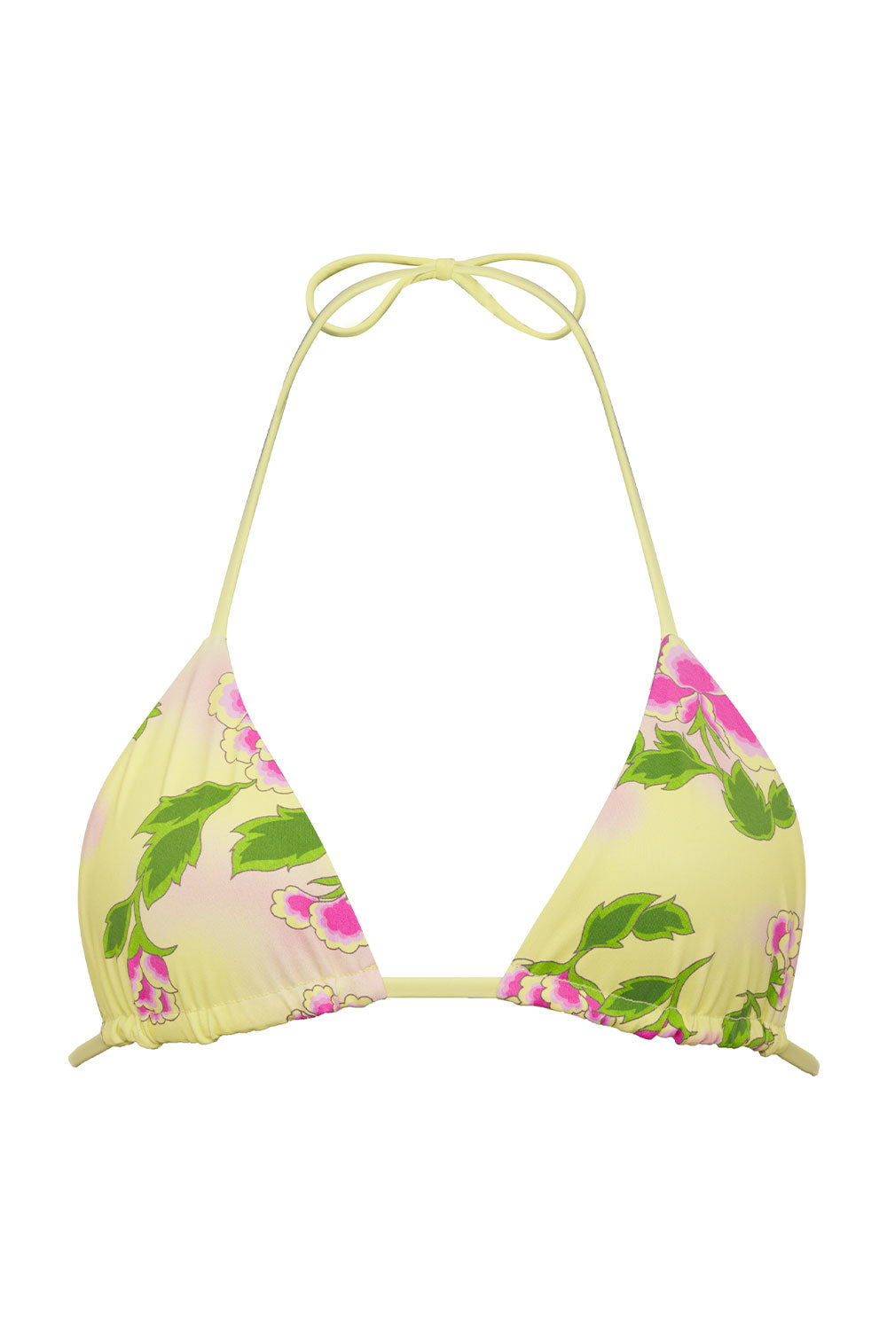 Nick Floral Triangle Bikini Top - Mojito - Image 5