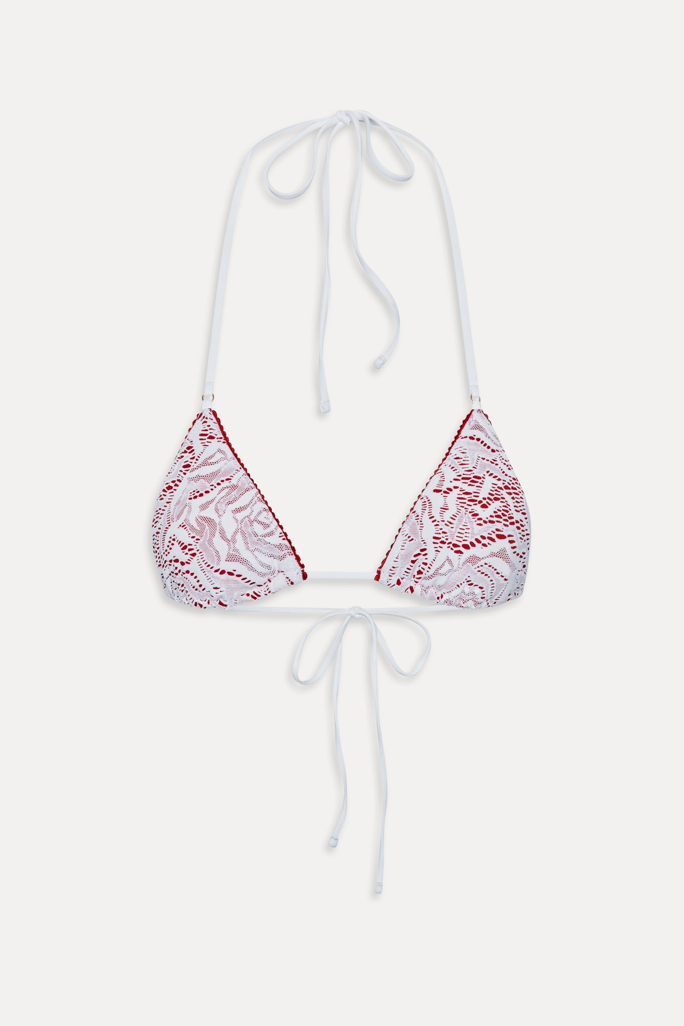 Nick Triangle Halter Bikini Top - Sweet Bloom - Image 3