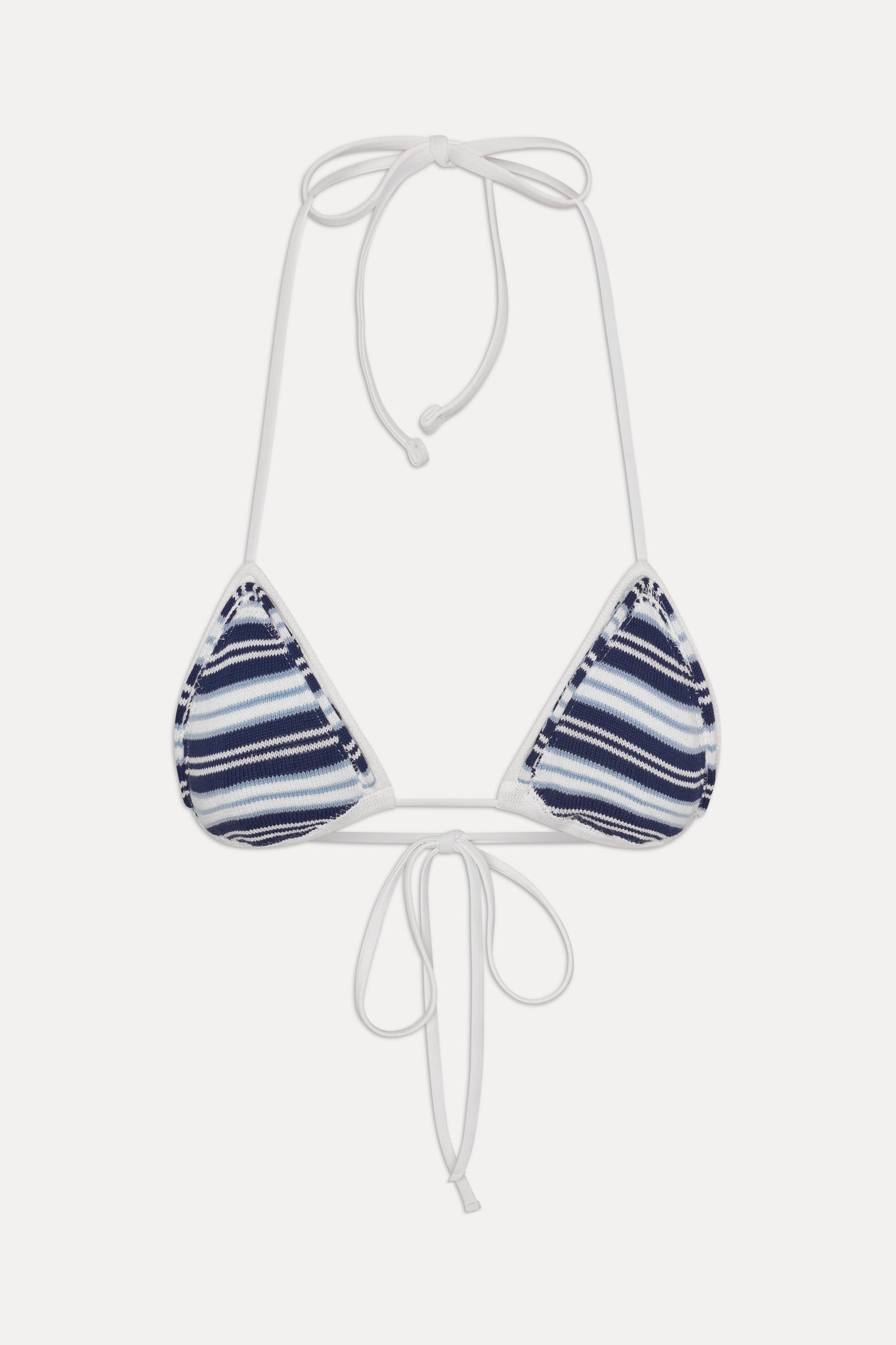 X Jennie Nick Knit Bikini Top - Arctic Stripe - Image 3