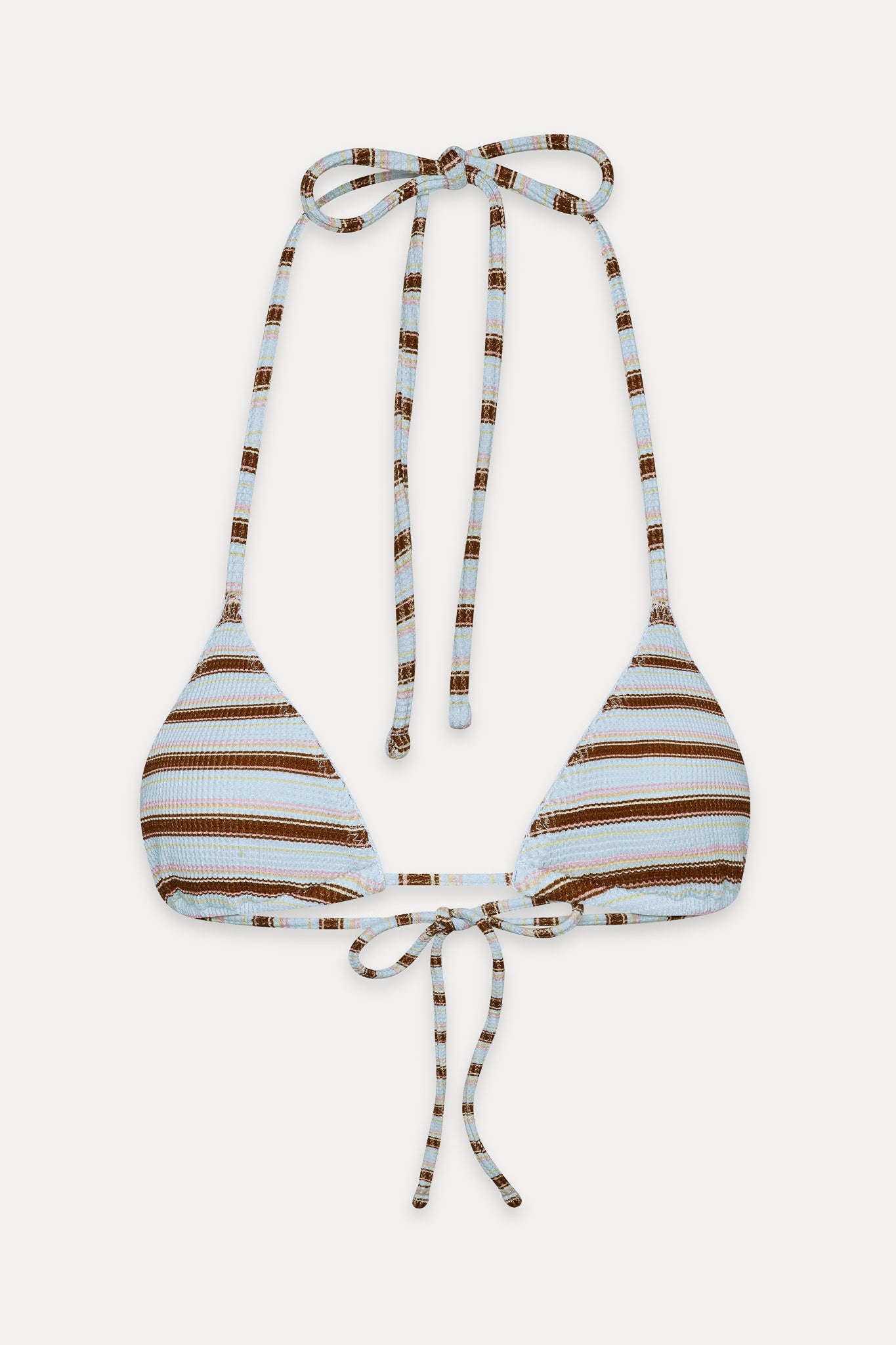 Nick Triangle Striped Bikini Top - Verona Stripe - Image 3