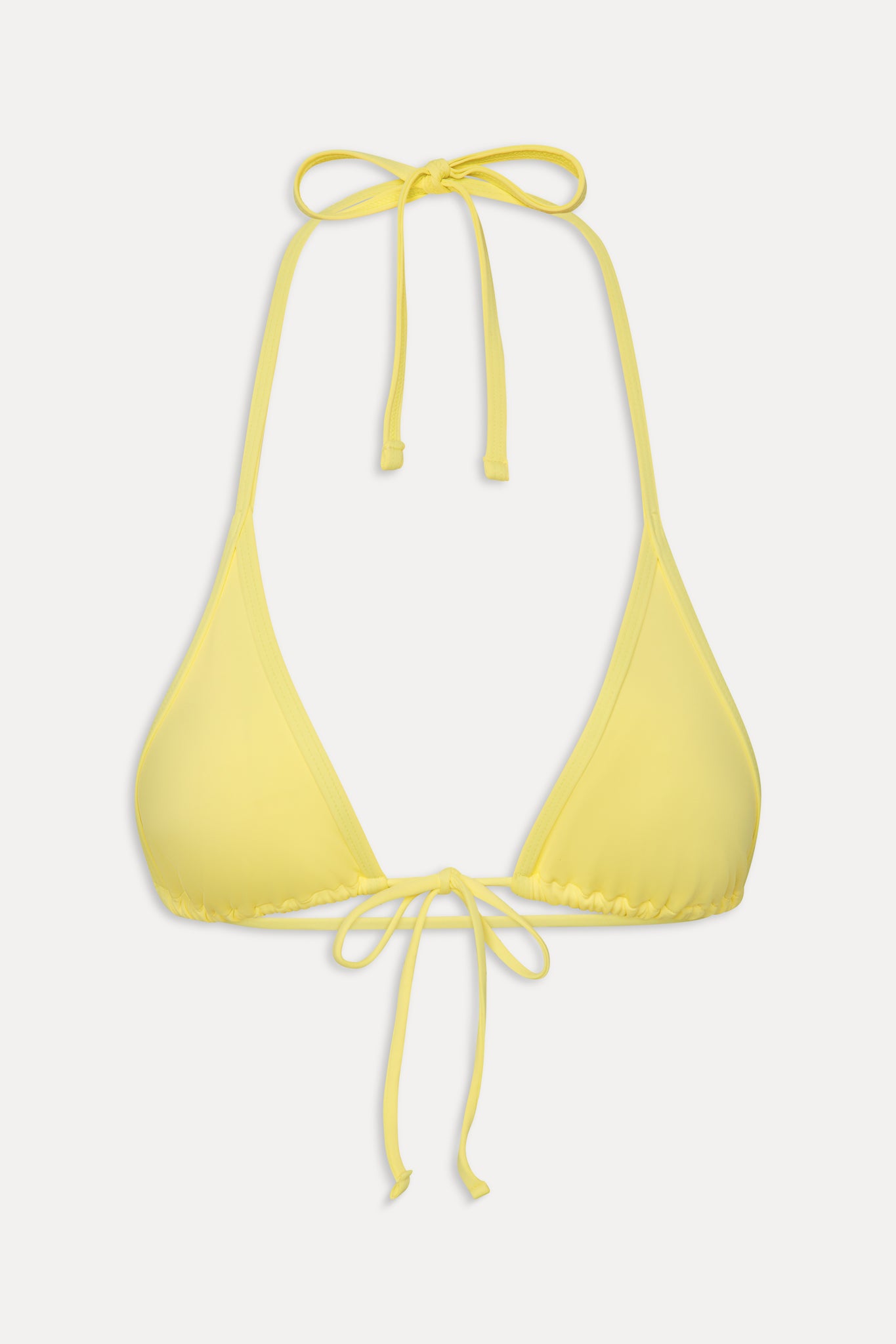 Paradise Micro Halter Bikini Top - Yellow Iris - Image 3