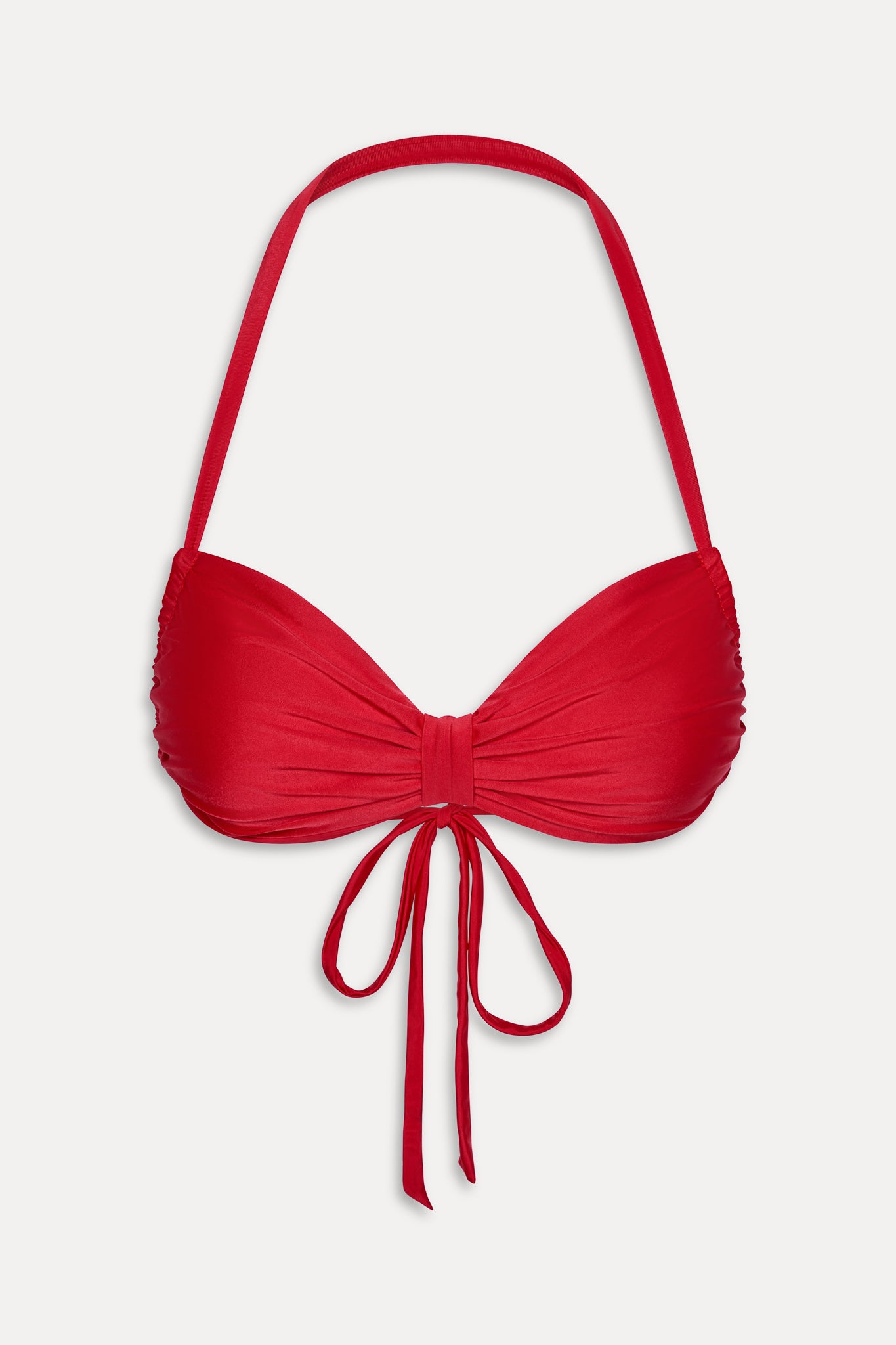 Reece Satin Halter Bikini Top - Lovebird - Image 3