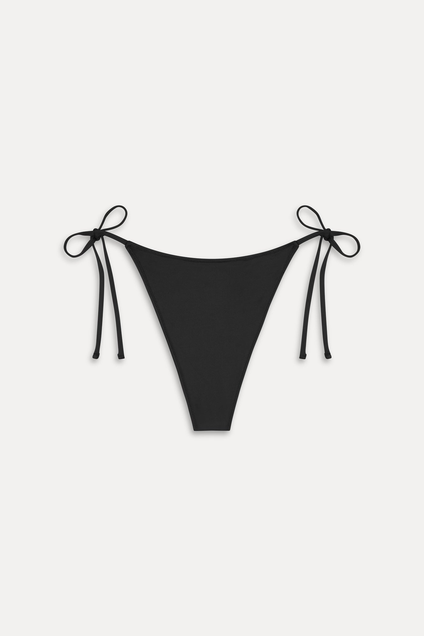 Romeo Cheeky String Bikini Bottom - Black - Image 3