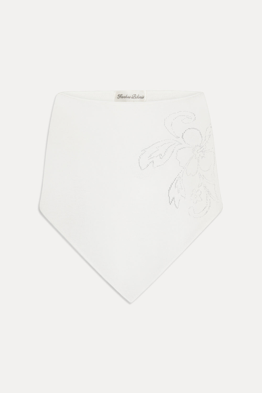 Scout Knit Poncho - White Hibiscus - Image 3