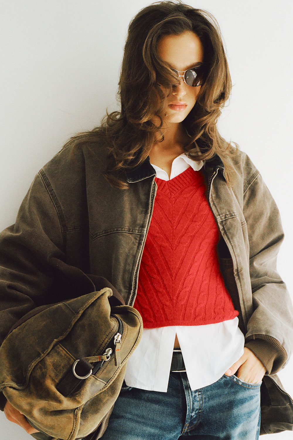 Alternative view of Kit V Neck Knit Sweater - Heartstrings