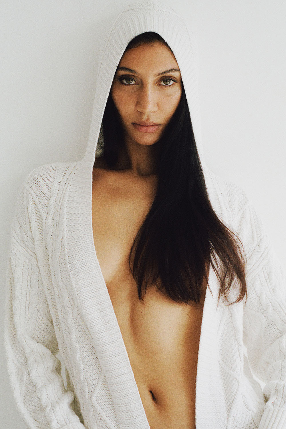 Love Story Duster Cardigan - Cloud White - Image 4