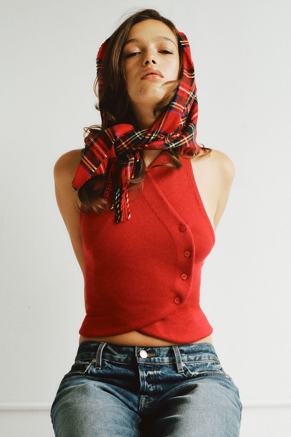 Alternative view of Ryder Knit Halter Top - Heartstrings