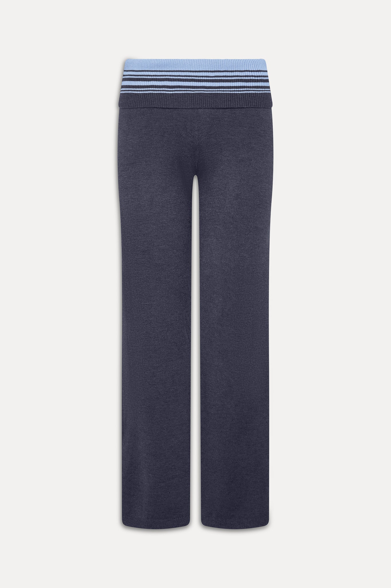 Shore Low Rise Knit Pants - Stone Stripe - Image 3