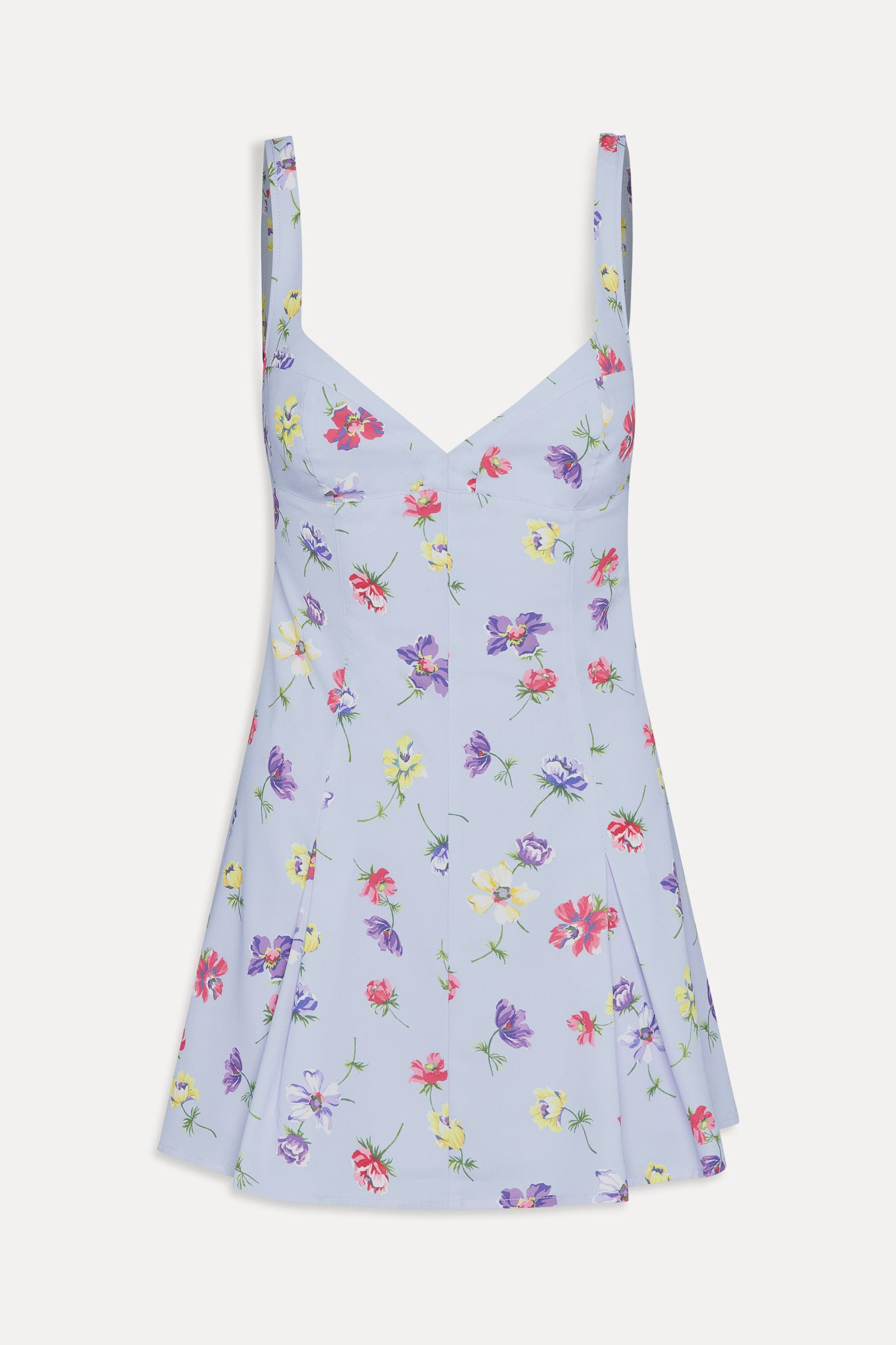 Siren Floral Mini Dress - Fresh Florals - Image 3