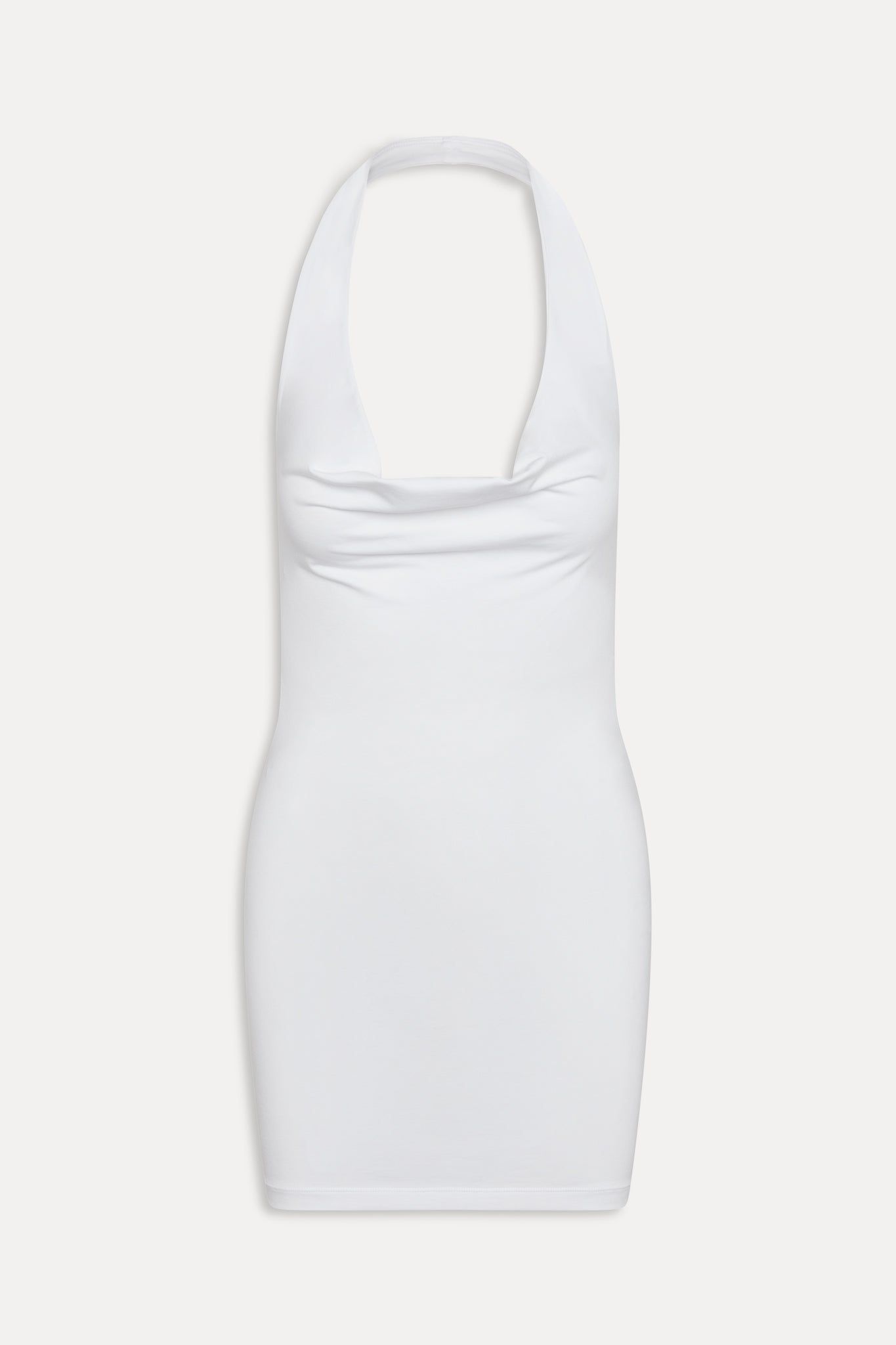 X Jennie Solo Halter Mini Dress - Optic White - Image 3