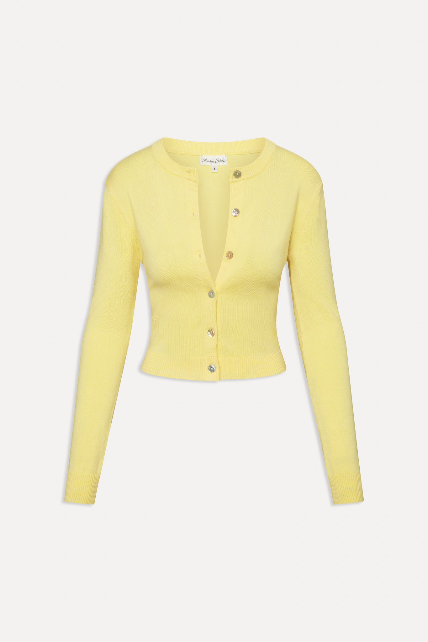 Sundae Cropped Cardigan - Honeycomb - Image 3
