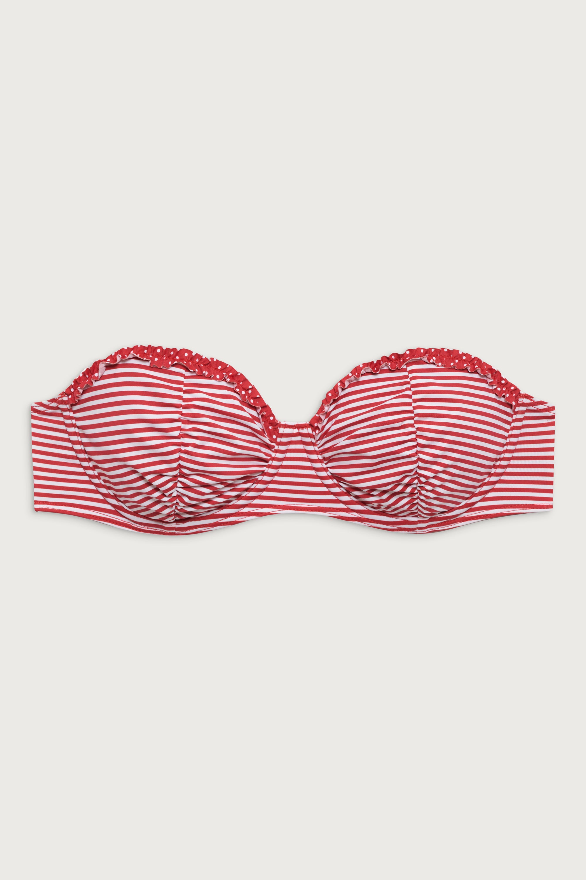 Sweetwater Underwire Bikini Top - Scarlet Stripe - Image 3