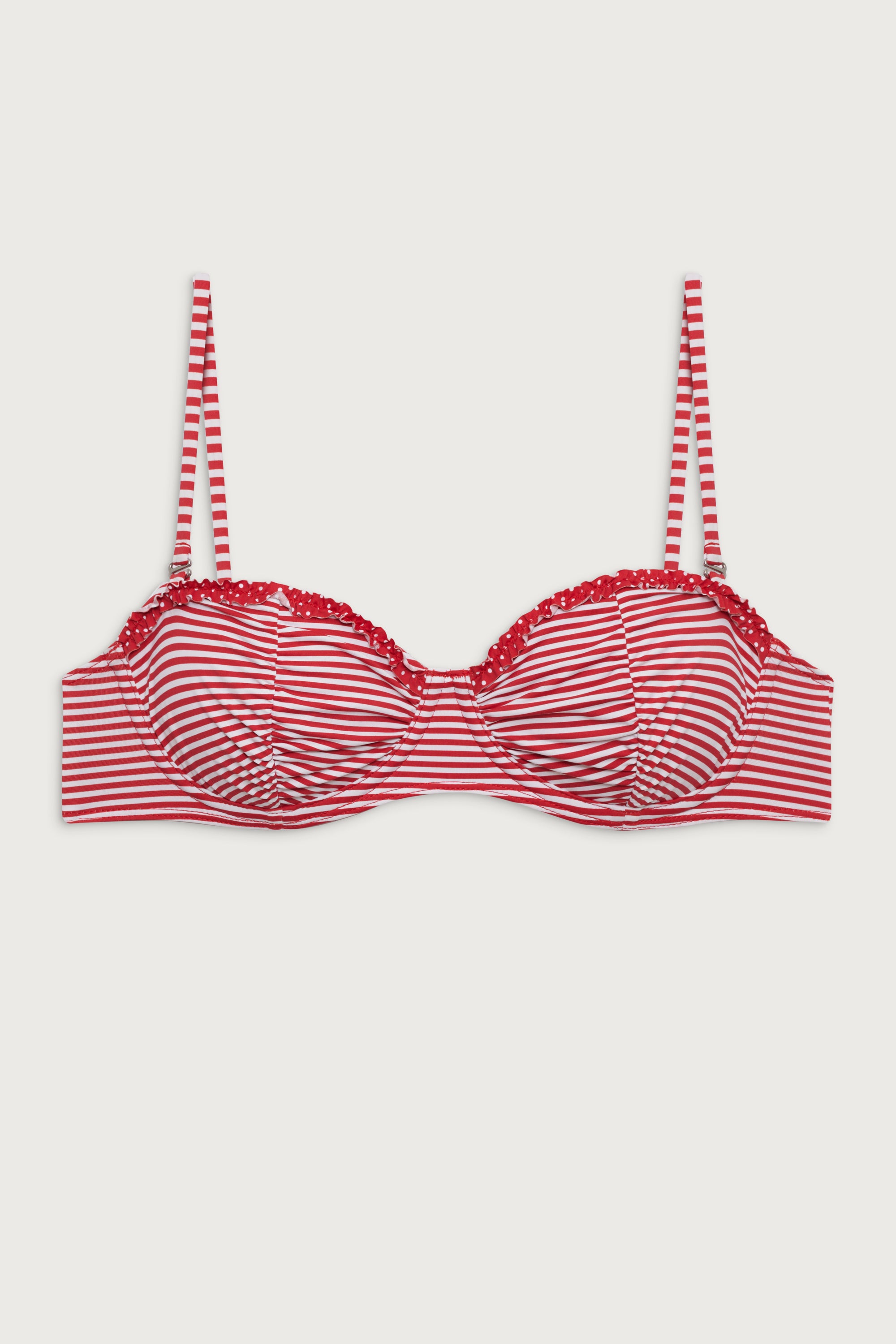 Sweetwater Underwire Bikini Top - Scarlet Stripe - Image 6