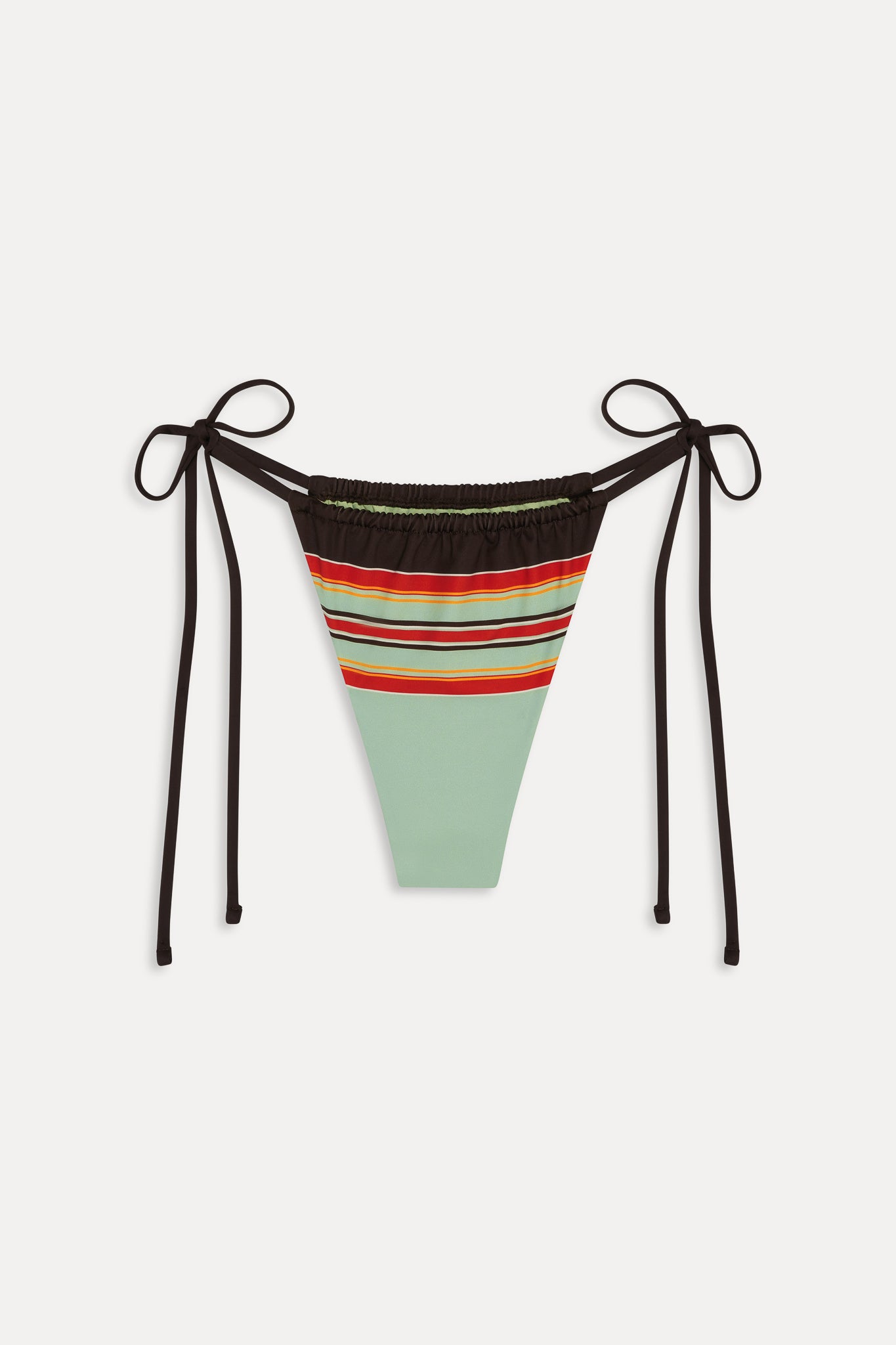 Tia Striped Skimpy Bikini Bottom - Desert Dusk - Image 3
