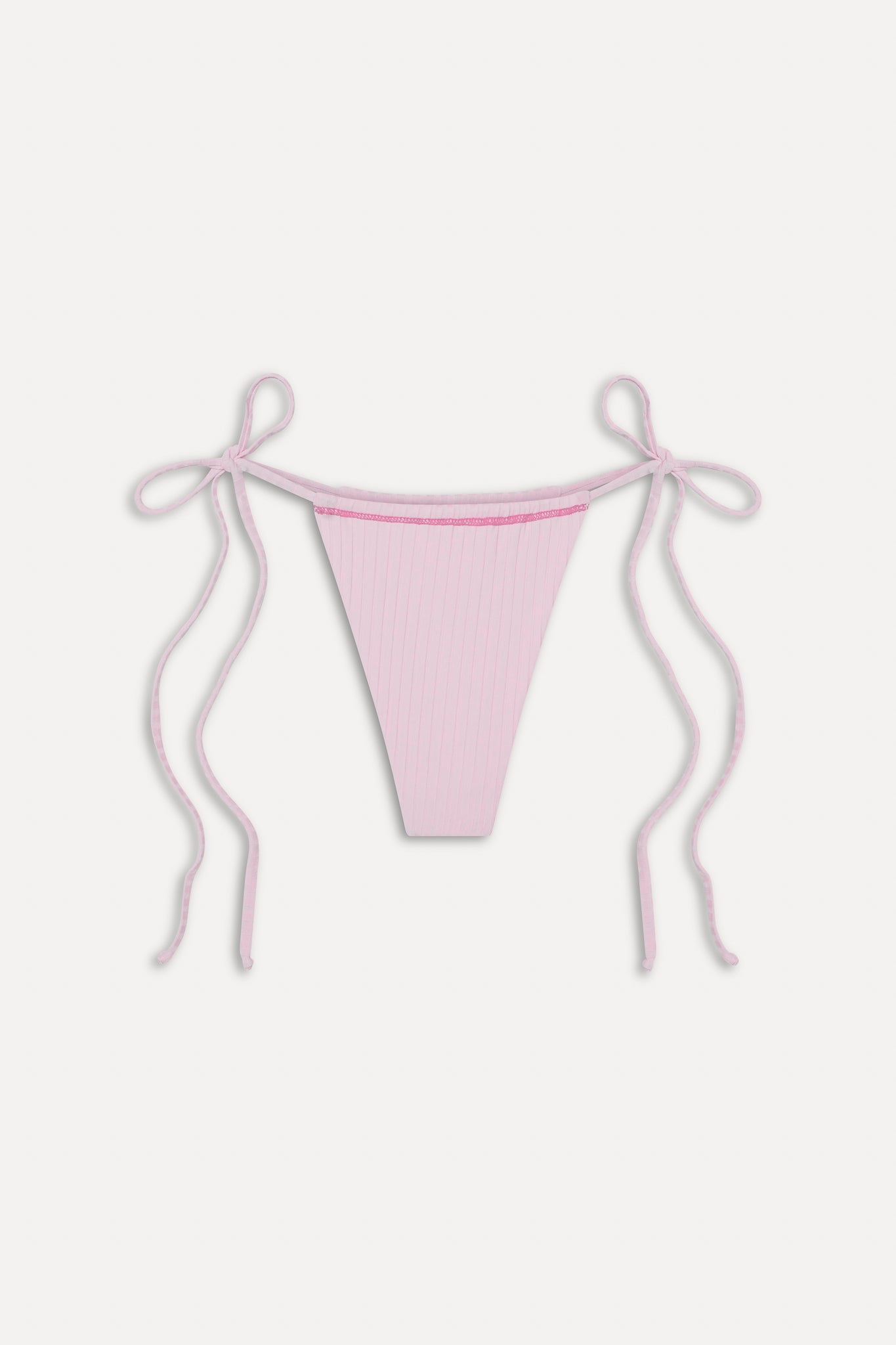Tia Skimpy String Bikini Bottom - Strawberries & Cream - Image 3