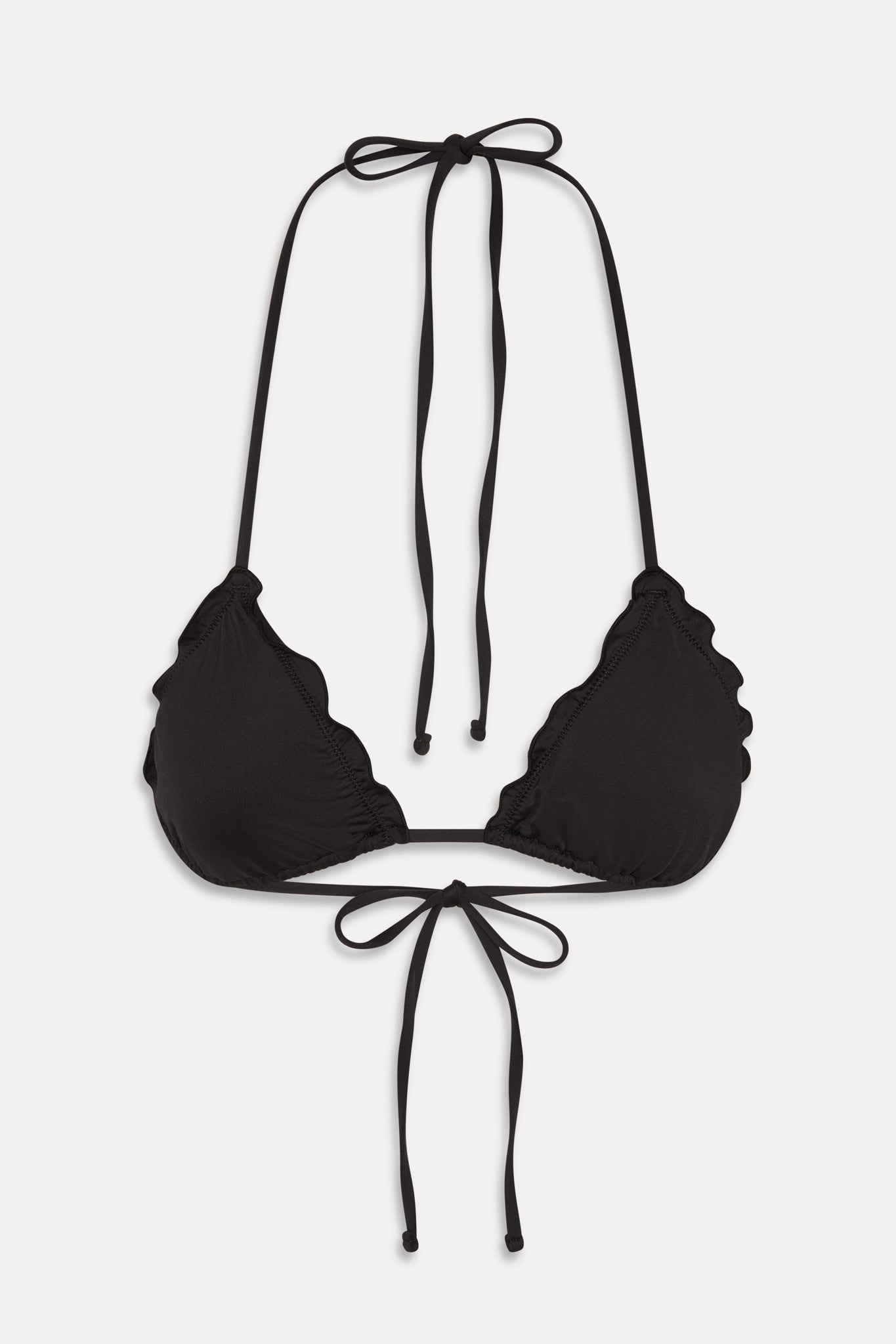 Tidal Skimpy Halter Bikini Top - Black - Image 3