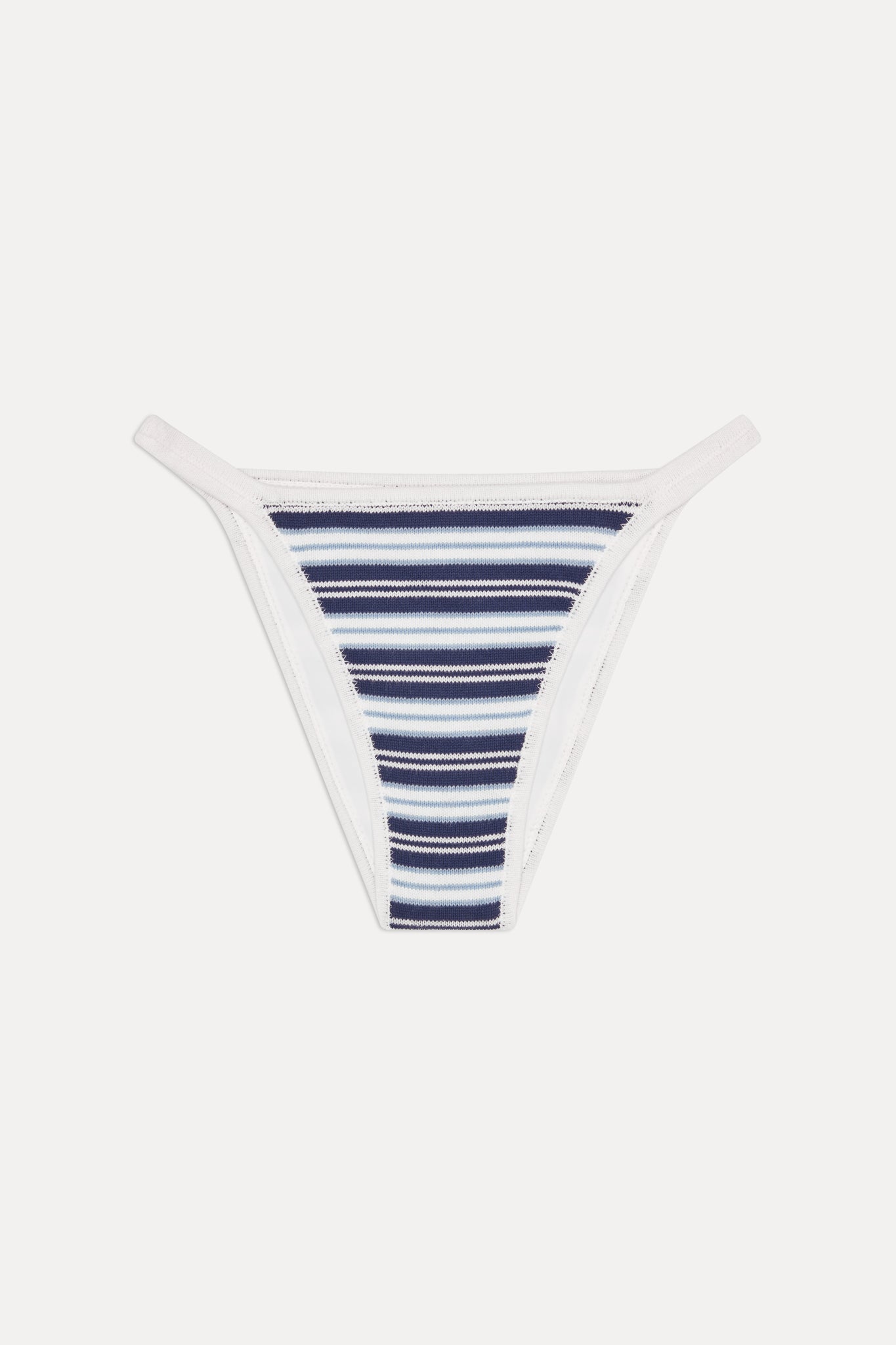 X Jennie Tide Knit Bikini Bottom - Arctic Stripe - Image 3