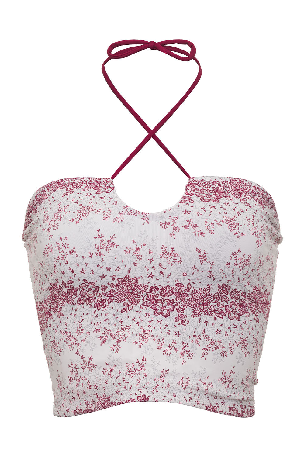 Vivian Floral Strapless Bikini Top - Bisous Lace - Image 5